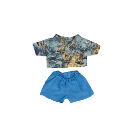 Completo da ragazzo hawaiano (40 cm)