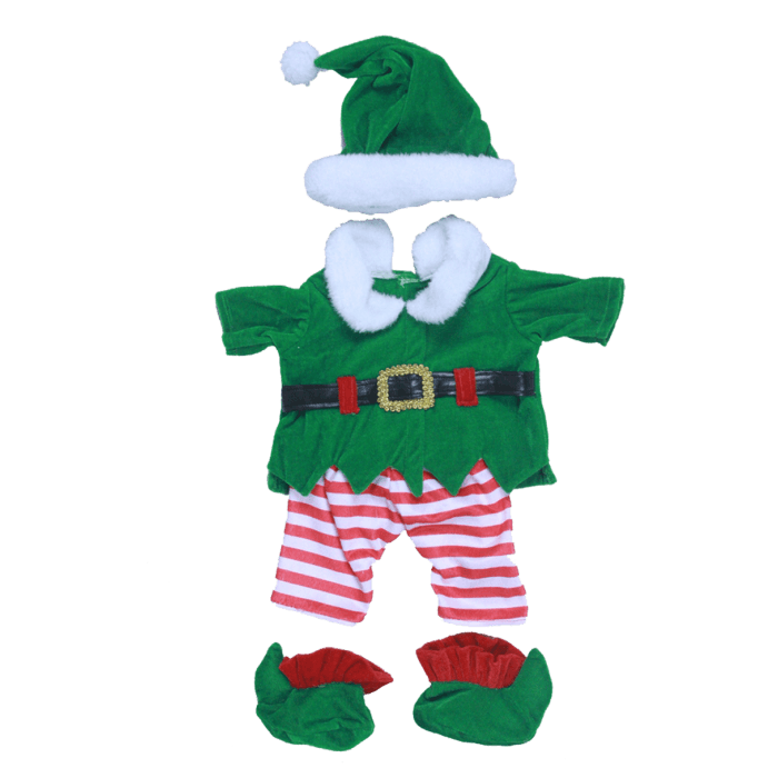 Elfo di Natale con cappello e scarpe (40 cm)