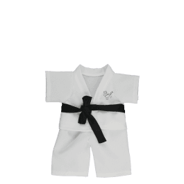 Karate con cintura nera (40 cm)