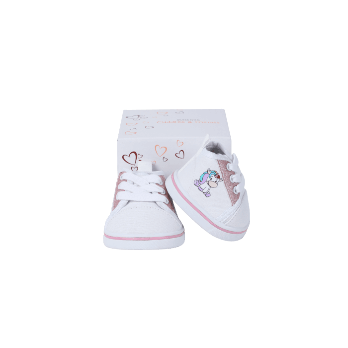 Scarpa, Unicorno bianco rosso chiaro (40 cm)